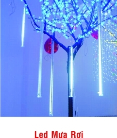 Đèn led giọt nước ,mưa rơi